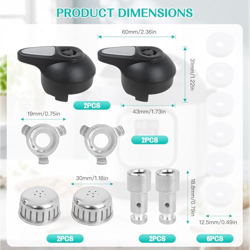 Mango de liberación de vapor y válvula flotante para olla a presión Instant Pot LUX miniatura 2