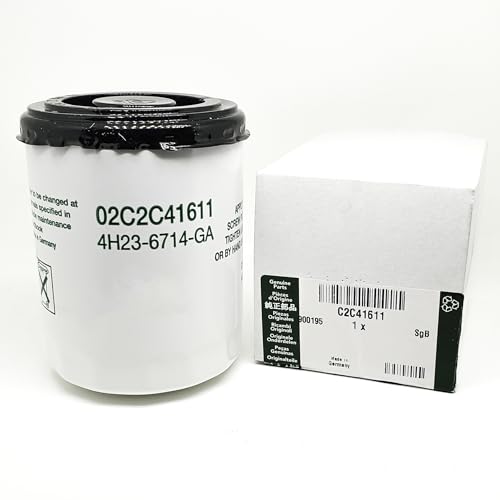 OEM Genuine Engine Oil Filter C2C41611 Compatible with Jaguar 2002-2010 XJ, XK, Sedan, Coupe, Convertible, 8 Cyl., XK, XKR, Without Supercharger, From VIN M45255. XF, 4.2l. Replaces AJ82297, C2N3587