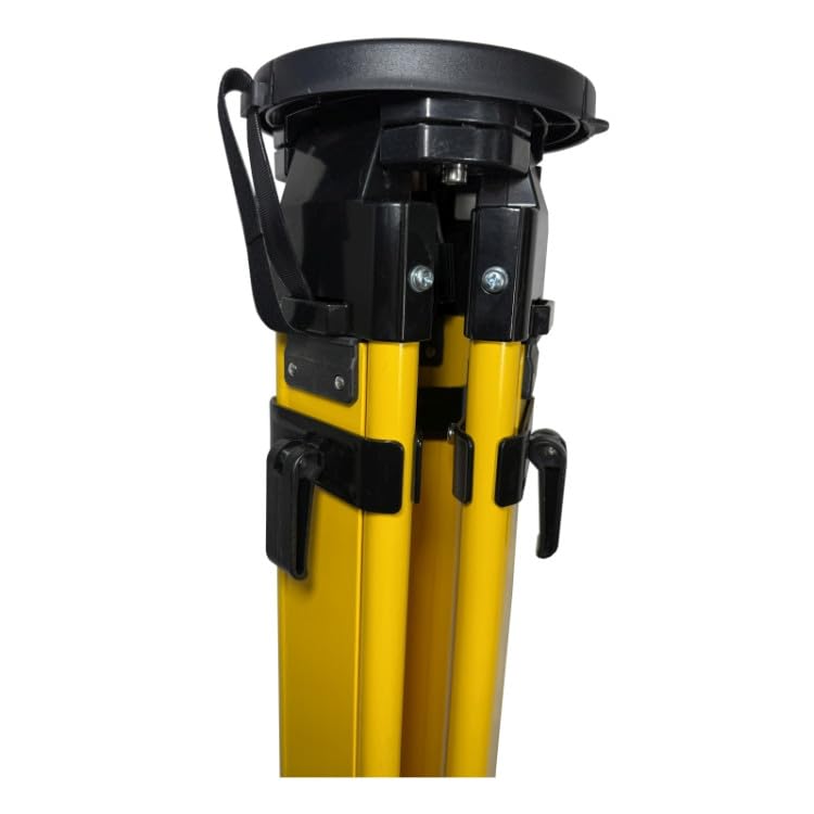 Trépied professionnel en bois géodésique de construction - Parfait pour théodolite, station totale, nivelleur, trépied de construction (7,62 kg)