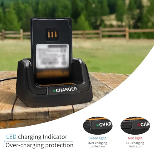 Chargeur rapide CH10A07 pour batterie Hytera BL1504 PD702 PD782 - 4