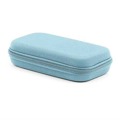 Aroma Outfitters Essential Oil Carrying Case. Premium Storage Protection & Organizer for Roller Bottles. Carry Case Protects up to 14 Roller Balls and Sample Drams - Perfect for Travel (Blue)