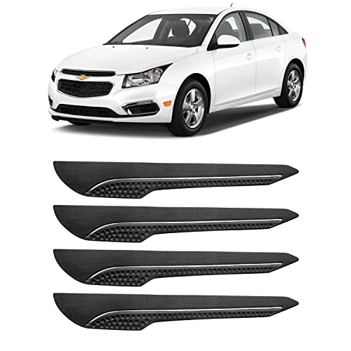 Image of AOSIS-Car Bumper Protector /Bumper Guard for Chevrolet Cruze with Single Chrome Stripe (4-Pcs)
