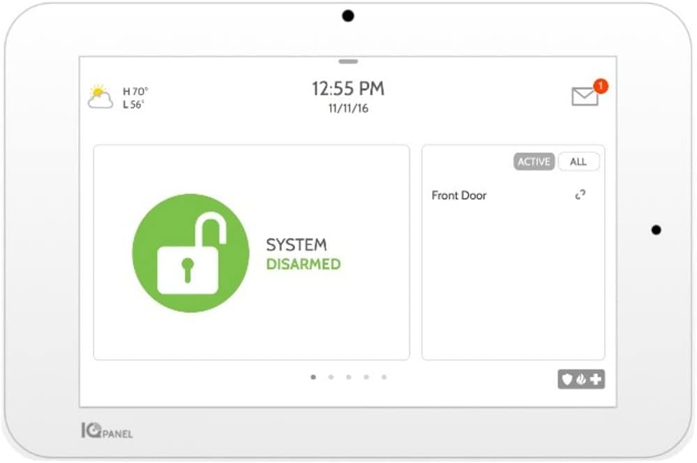 QS9201-1208-840 IQ Panel 2 Plus, Verizon LTE, PowerG, S-Line 319.5 MHz
