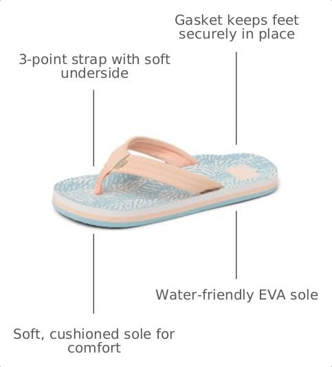 Image of REEF unisex-baby Kids Ahi | Casual Sandals
