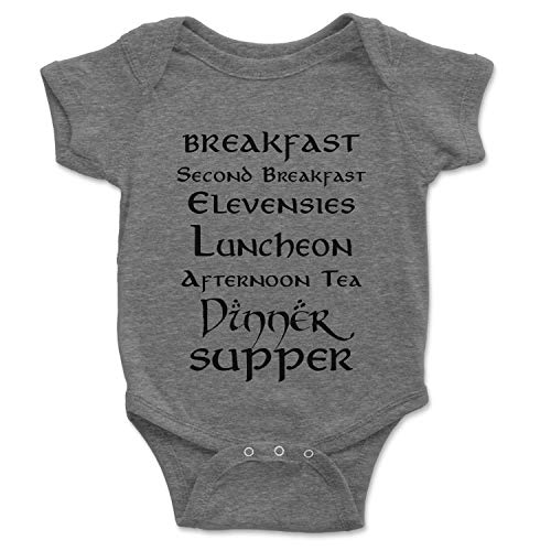 Image of Brain Juice Tees Second Breakfast Baby One Piece