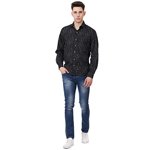 Image of TAHVO Men's Regular Fit Long Sleeves Cotton Formal Shirt