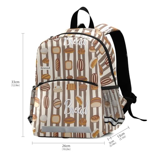 Brown Bread kids kindergarten backpack chest clip books bag for 3-4 year old mochila para ni?os de 5 a?os3