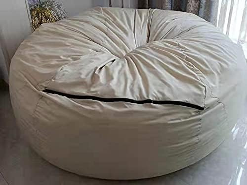 Bean Bag Inner Liner, 6-7ft Inner Liner for Bean Bag Chair, Couch Cover, Seat, Lazy Sofa High Capacity Replacement Cover with Zipper (Size: D180H90CM) - Image 4