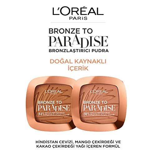 L'Oreal Paris Bronzer - Back To Bronze Matte Bronzing Pressed Powder, Shimmer Free, Medium, Compact Case - Image 6