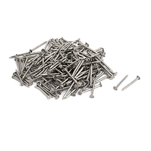 Aexit 0.8 Inch fastener Length 304 Stainless Steel Cement Wood Sliding Nail Silver Tone 200pcs Model:93as394qo622