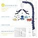 PIIKAGO Ocean Crib Mobile for Boys & Girls – Sea Animals Baby Mobile for Crib with Upgraded 3-Mode Music Box, Blue Nursery Mobiles, Fits Standard Cribs