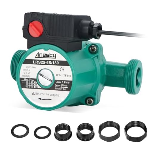 Circulador de Calefacción, Bomba de Circulación, Bomba de Caldera Circulador 25-60/180 para Calefacción Central