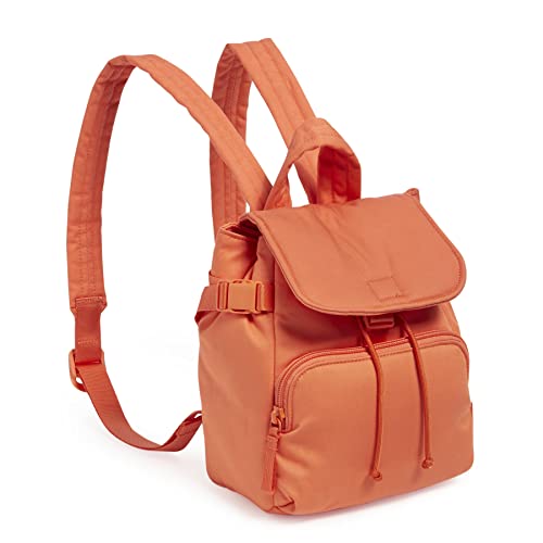 Vera Bradley Women's Cotton Utility Mini Backpack Purse, Orange Bell Pepper - Recycled Cotton, One Size by Vera Bradley - Image 2
