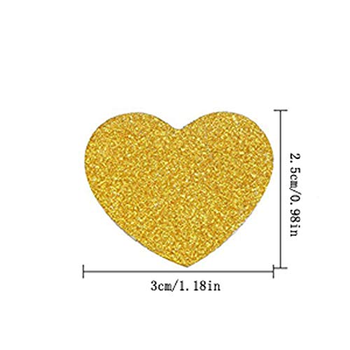 Ccinee Glitter Gold Heart Confetti For St. Valentine's Day Wedding Bachelorette Party Decoration Pack Of 200 #TOP2