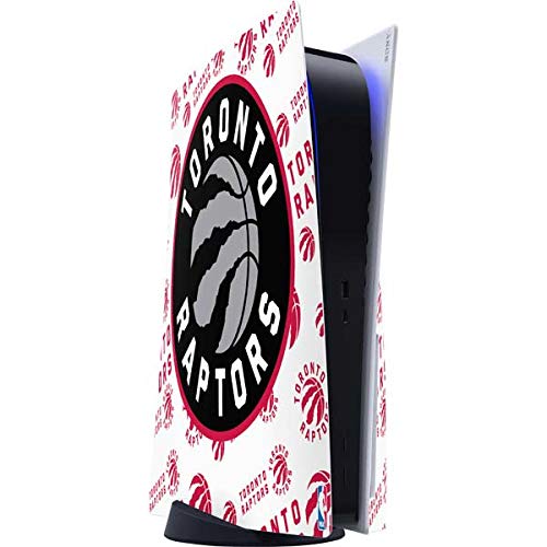 Skinit Decal Gaming Skin Compatible with PS5 Console - Officially Licensed NBA Toronto Raptors Logo Blast Design
