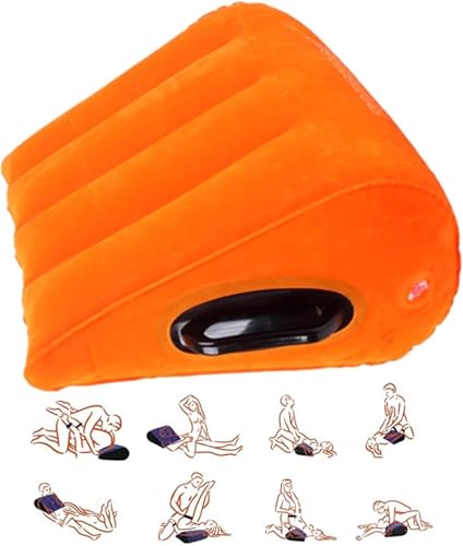 yilemeiyile Almohada Inflable Minimalista Yoga y meditación, cojín de Soporte de Postura portátil para el hogar y los Viajes