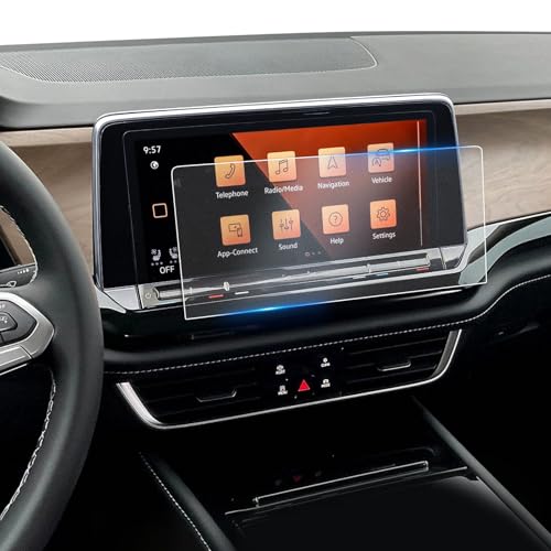 LFOTPP Anti-Glare Matte for 2025 2026 Volkswagen Atlas Screen Protector -2024-2025 2026 Atlas (WT/LT/RST/LTZ/High Country) 12 Inch Touchscreen (2pcs) 2024-2026 Atlas Accessories 9H Tempered Glass