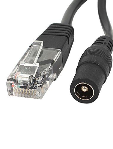 Ruilogod RJ45 POE Power Over Ethernet Adapter Injector + Splitter Cable 2PCS miniatura 2