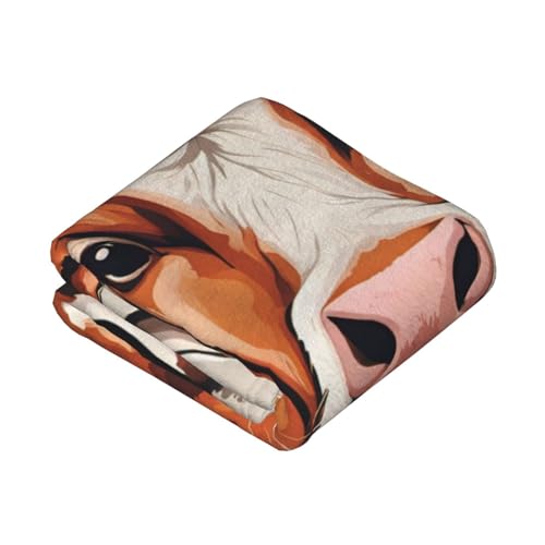 Couverture motif petite vache 152x127 cm pour lit et canapé - 3