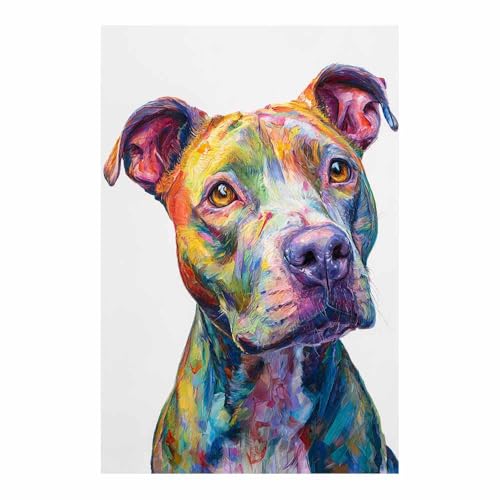 Poster Chien Rigolo 40x60cm pour une Déco de Salle de Bain Humour et Tendance