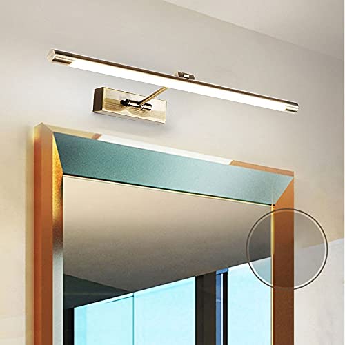 Lámpara frontal de espejo de baño minimalista con tecnología LED integrada 5