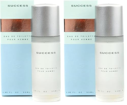 Milton-Lloyd Success Pour Homme - Fragrance for Men - 55ml Eau de Toilette (Confezione da 2)