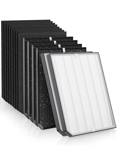 Image of 2000 Replacement Filter Compatible with Air Doctor 2000 & 2000i Air Purifiers - Includes 2 Premium Filters, 4 Carbon Filters, and 8 Pre-Filters - Compare to Part # ADF2001, ADF2002, ADF2003