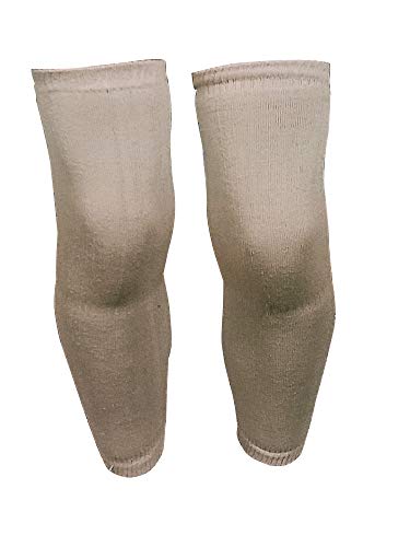 Image of Knee Warmers, Woolen Knee Cap Leg Warmer | Unisex Elastic Support Leg Knee Warm & Winter Protector Knee Cap /Knee Jacket - Fully Stretchable (Skin Color)