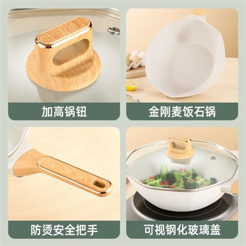 Star Anise Wok antiadherente multiusos para cocina miniatura 3
