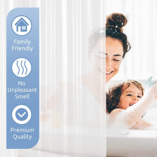 Downluxe DL19SC3G01 NEW Waterproof Clear Shower Curtain Liner thumb #5