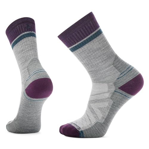 Smartwool Hike Light Cushion Winding Trail Crew Socks Light Gray XL