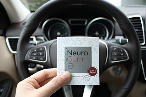 Neuro Gum Nootropic Cinnamon Flavor Energy Gum | Caffeine + L-theanine + B Vitamins | Sugar free + Gluten free + Non GMO + Vegan | CinnaMental Flavor (108 Count) - Thumbnail 7