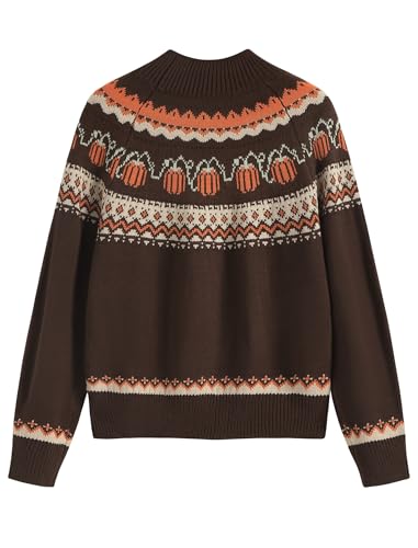 Image of ZAFUL Women's Cropped Turtleneck Sweater Lantern Sleeve Ribbed Knit Pullover Sweater Jumper