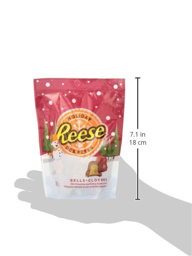 Miniatura 4 de Reese Campanas de caramelo de mantequilla de maní navideñas de 5.68 oz importadas de Canadá