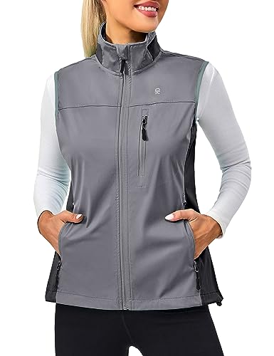 Image of Little Donkey Andy Lightweight Cycling Vest Windproof Sleeveless Jacket for Women Water-Repellent Stretch Vest for Running