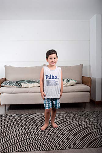 ROUPA PIJAMA MASCULINO INFANTIL CURTO VERÃO FILHO FAMÍLIA VERÃO (8)
