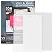 100 Sheets Pack Vellum Paper Value Pack - White Translucent Sketching and Tracing Paper - 8.5 x 11 Inches - Traditional Comic Drawing Animation Paper - 100 Pieces