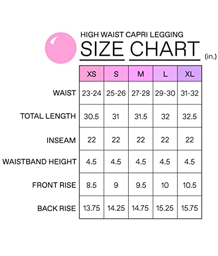 Yogalicious High Waist Ultra Soft Lightweight Capris - High Rise Yoga Pants - Black Lux - Medium #TOP4