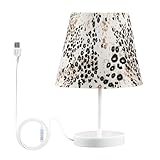 Moderne et minimaliste : lampe de chevet au style simple et élégant, parfaite pour les fêtes à la maison, les mariages, les vacances, Noël, la chambre, les hôtels, Thanksgiving, la décoration d'Halloween. Et un cadeau idéal pour maman, épouse, famille, amis, amoureux ou petite amie.