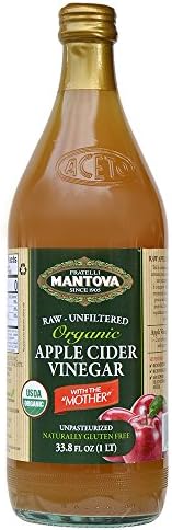 100% Raw-unfiltered Organic Apple Cider with "The Mother" 34 Oz (Pack of 1) USDA Certified Organic – All Natural Ingredients, Great for Cooking, Salad Dressings, Marinades, Versatile Pantry Essential for Your Wellness Routine