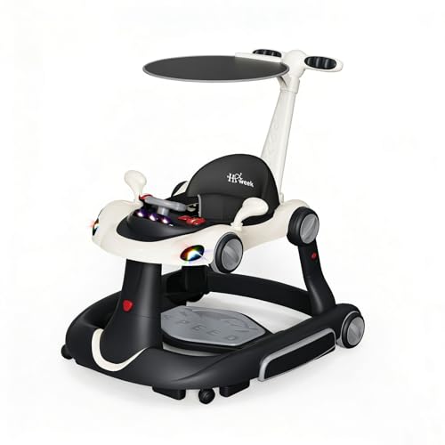 7-in-1 Foldable Baby Walker with Wheels
