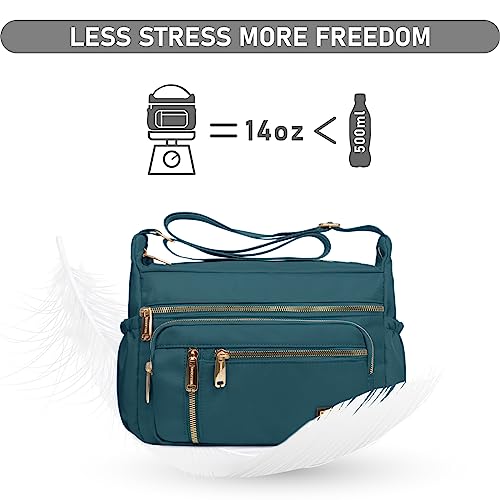 Image of NPBAG Crossbody Bag for Women, Shoulder Purse Handbag Messenger Bag, Trendy Pocketbooks, Waterproof and Multi-Pockets