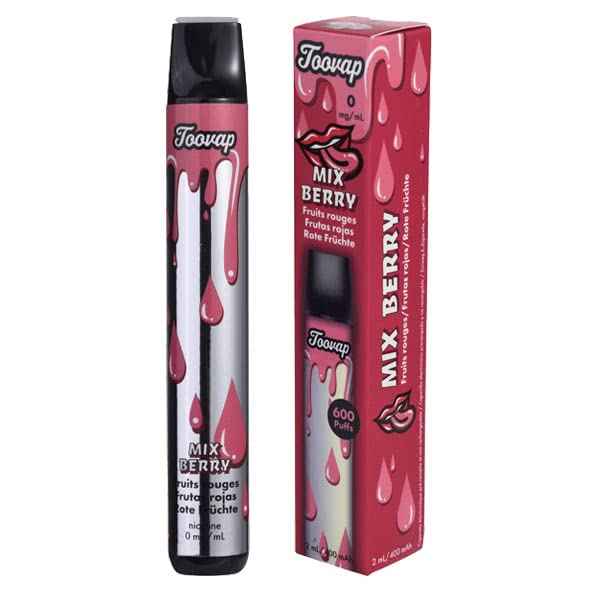 E-Liquid 10 x Toovap E-Shisha PROBIERSET 0mg Nikotin, 600 Züge, Einweg-E-Zigarette + Tabakguru Kugelschreiber(Farbe… – Bild 3