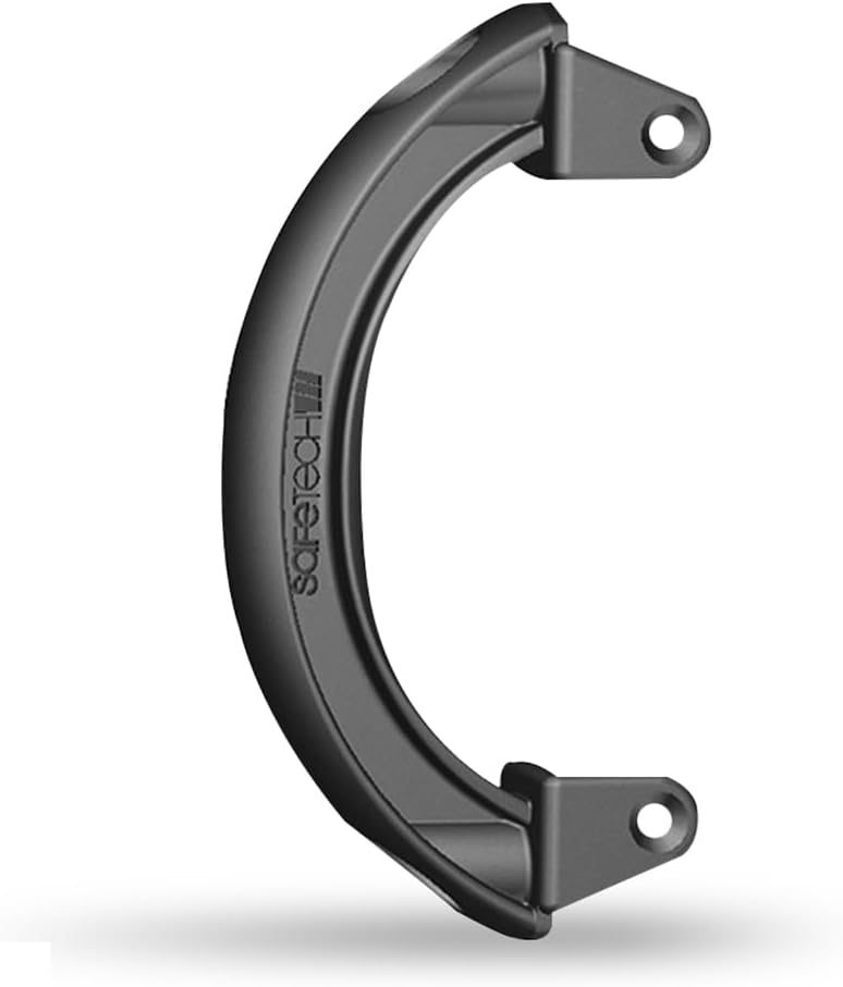 Safetech Hardware SHDL-150 Gate Handle with Side Fixing Legs - Rustproof Gate Handle - Perfect for: PVC, Metal, Wooden Gates Fences - Easy Installation - Left and Right Reversible