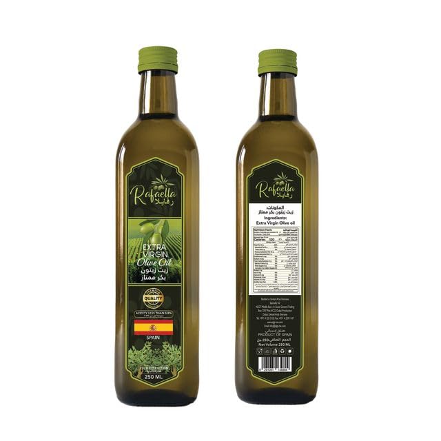 Rafaella Extra Virgin Olive Oil 250mL | Cold Extracted Oil | Less than 0.8% Acidity
