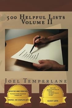 Paperback 500 Helpful Lists Volume II Book