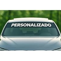 Pegatina para Parabrisas Personalizable de Coche, Texto