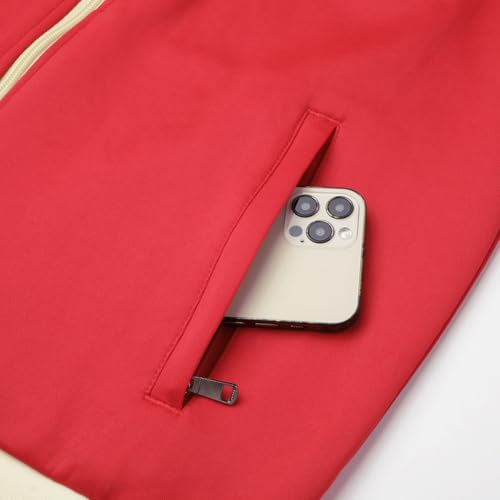 Men Tracksuits 2 Piece Outfits Long Sleeve Full Zip Sports Set Stand Up Collar Jackets and Pants Running Sweatsuit4