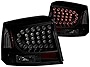 AnzoUSA 321229 Dark Smoke LED Taillight for Dodge Charger - (Sold in Pairs)