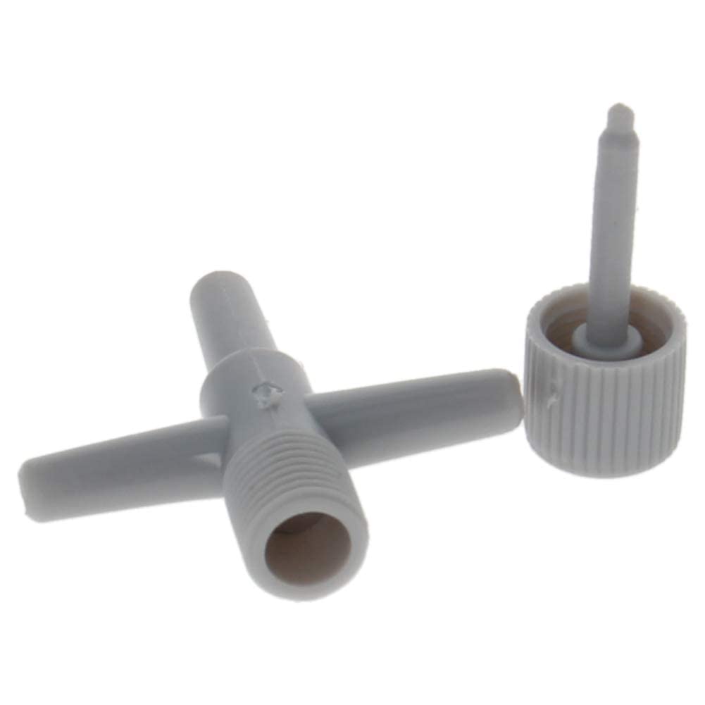 MroMax Aquarium 2-Way Air Line Plastic Regulator Connector For 4mm Tubing - Blue (5 Pack) - View #11